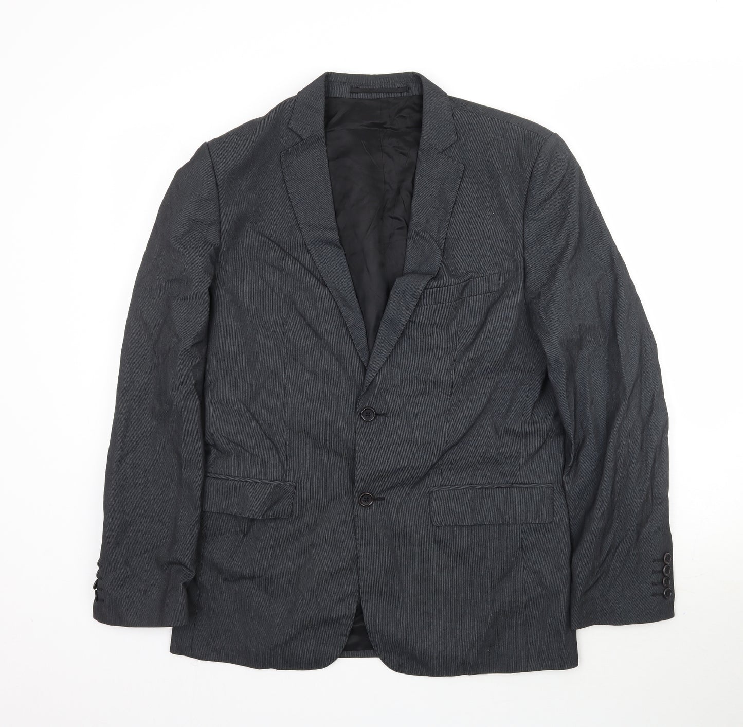 Zara Mens Black   Jacket Suit Jacket Size 38