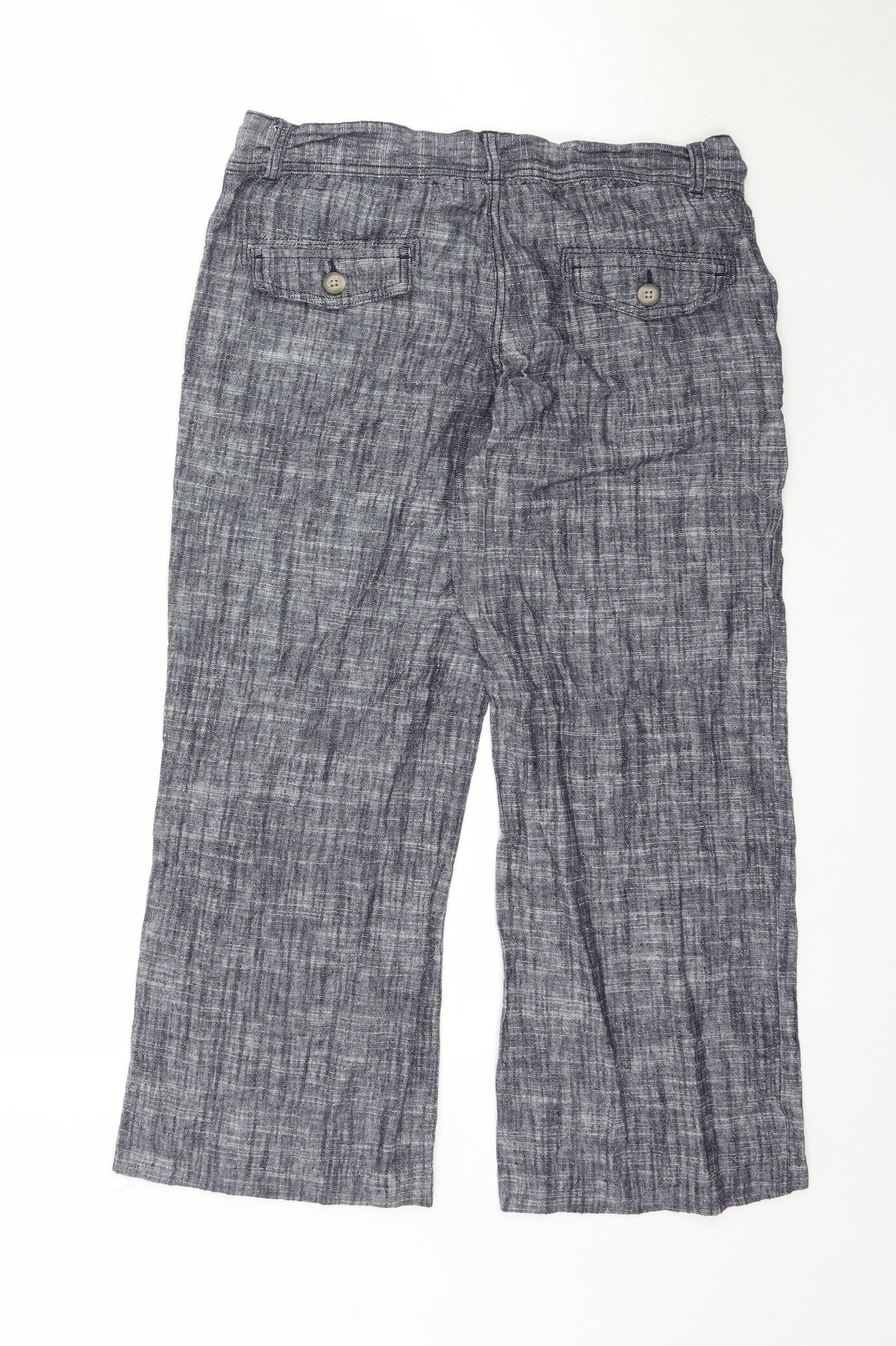 Parallel Womens Blue   Trousers  Size 12 L26 in