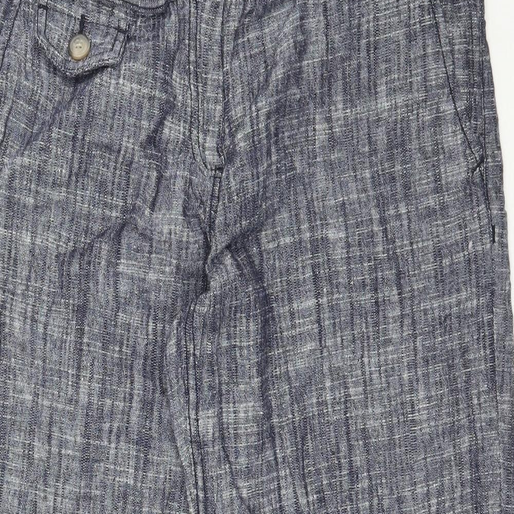 Parallel Womens Blue   Trousers  Size 12 L26 in