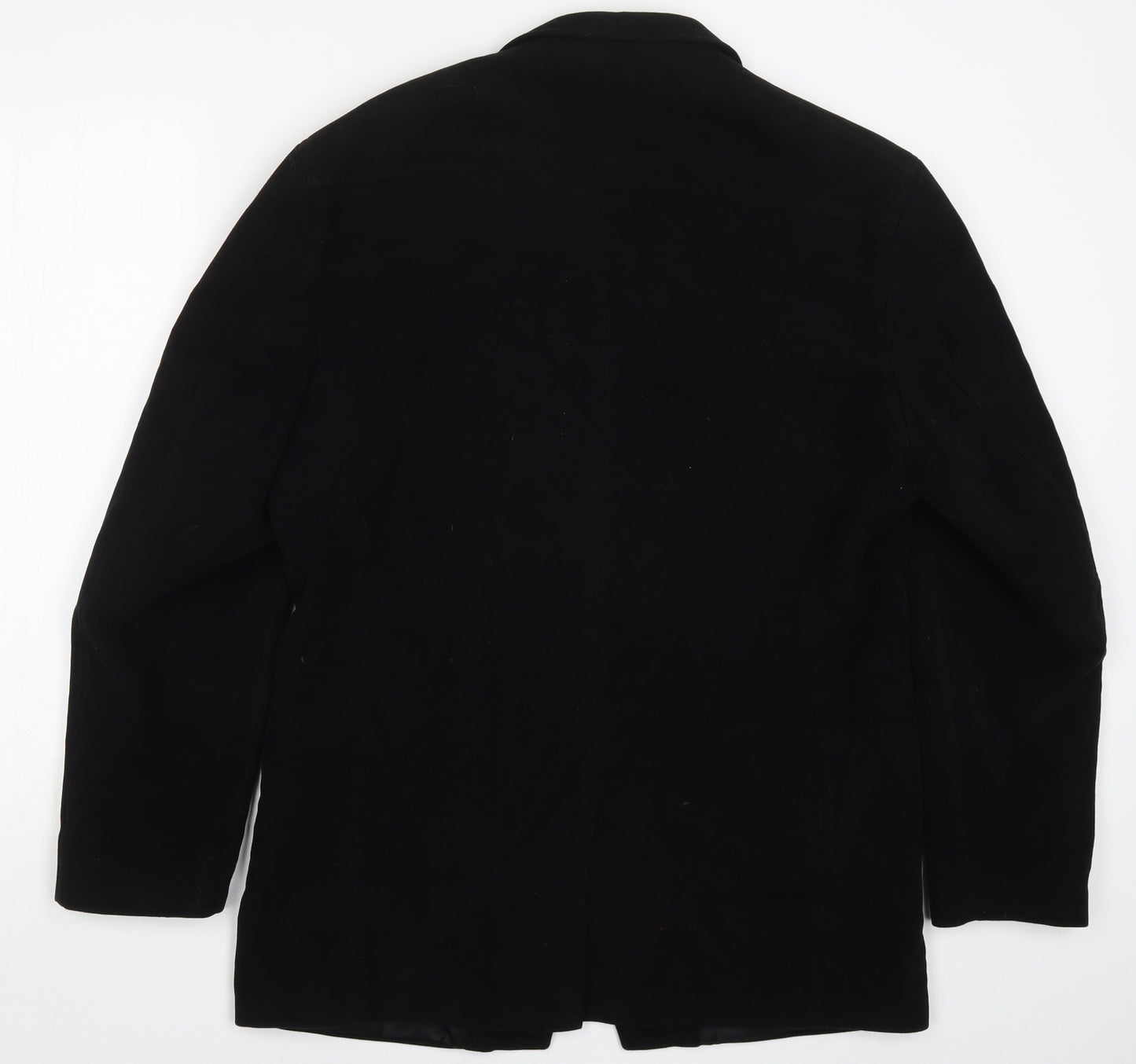 Jonathan Adams Mens Black  Rayon Jacket Suit Jacket Size 40