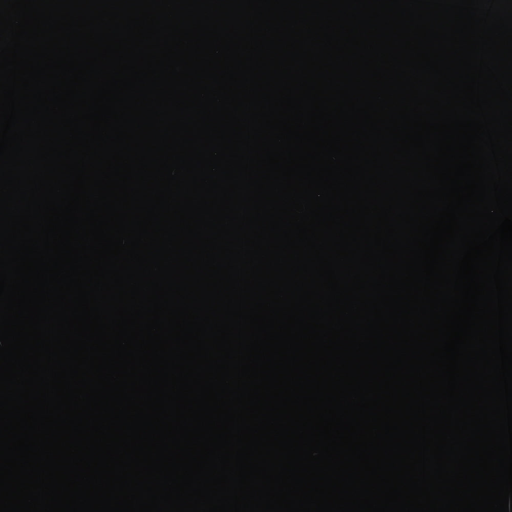 Jonathan Adams Mens Black  Rayon Jacket Suit Jacket Size 40