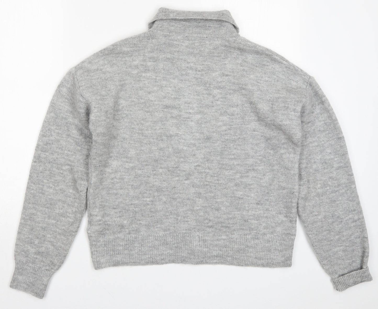 grey Womens   Knit Cardigan Jumper Size 12
