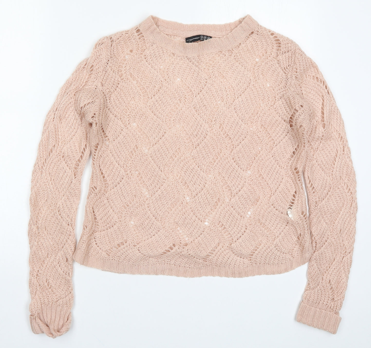Atmosphere Womens Pink  Knit Pullover Jumper Size 10