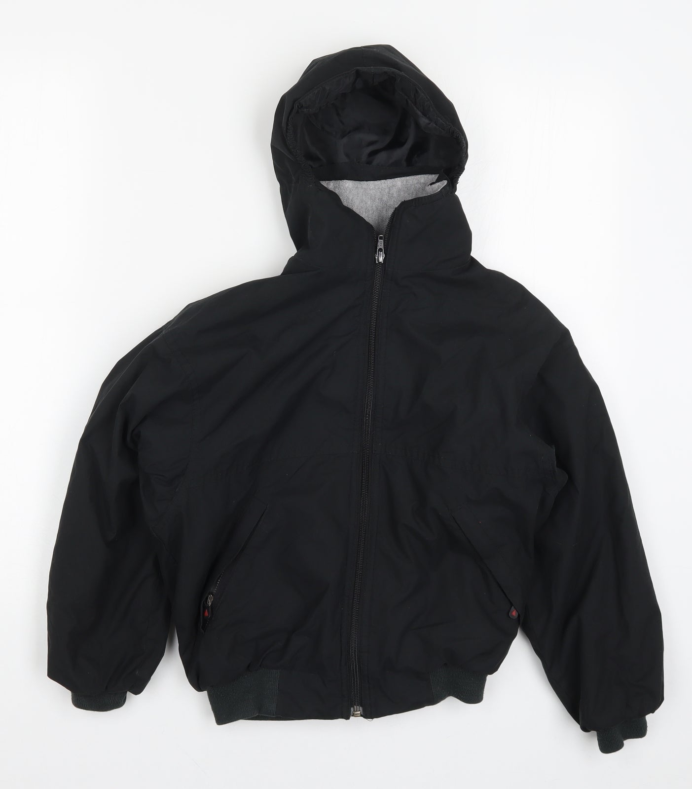 MUSTO Boys Black   Basic Coat Coat Size 6-7 Years