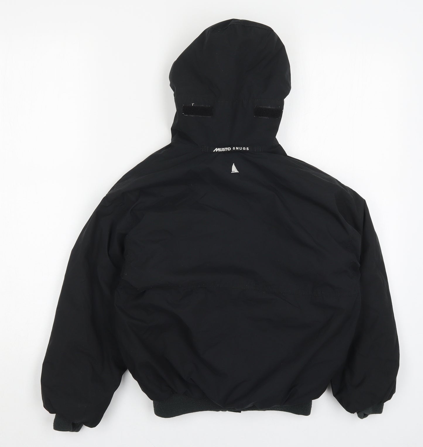 MUSTO Boys Black   Basic Coat Coat Size 6-7 Years