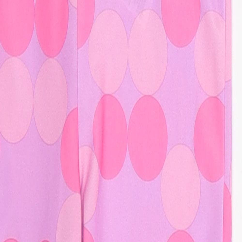George Girls Pink Polka Dot  Carrot Trousers Size 7-8 Years