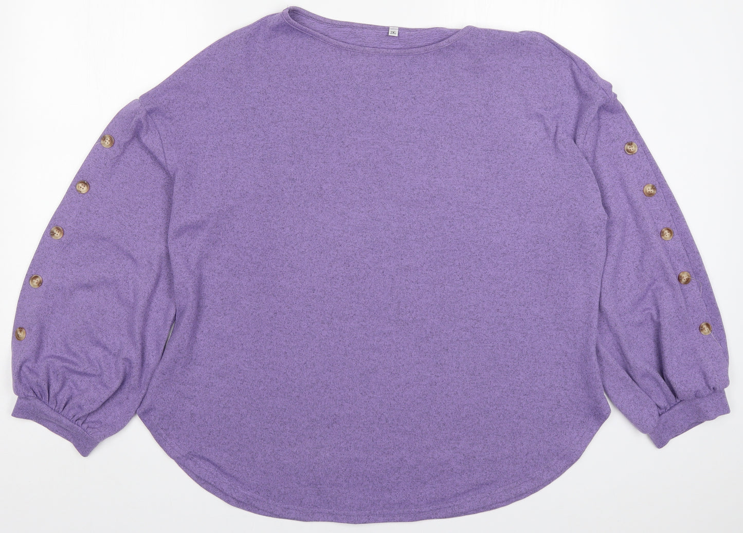 Preworn Womens Purple   Pullover Sweatshirt Size 2XL