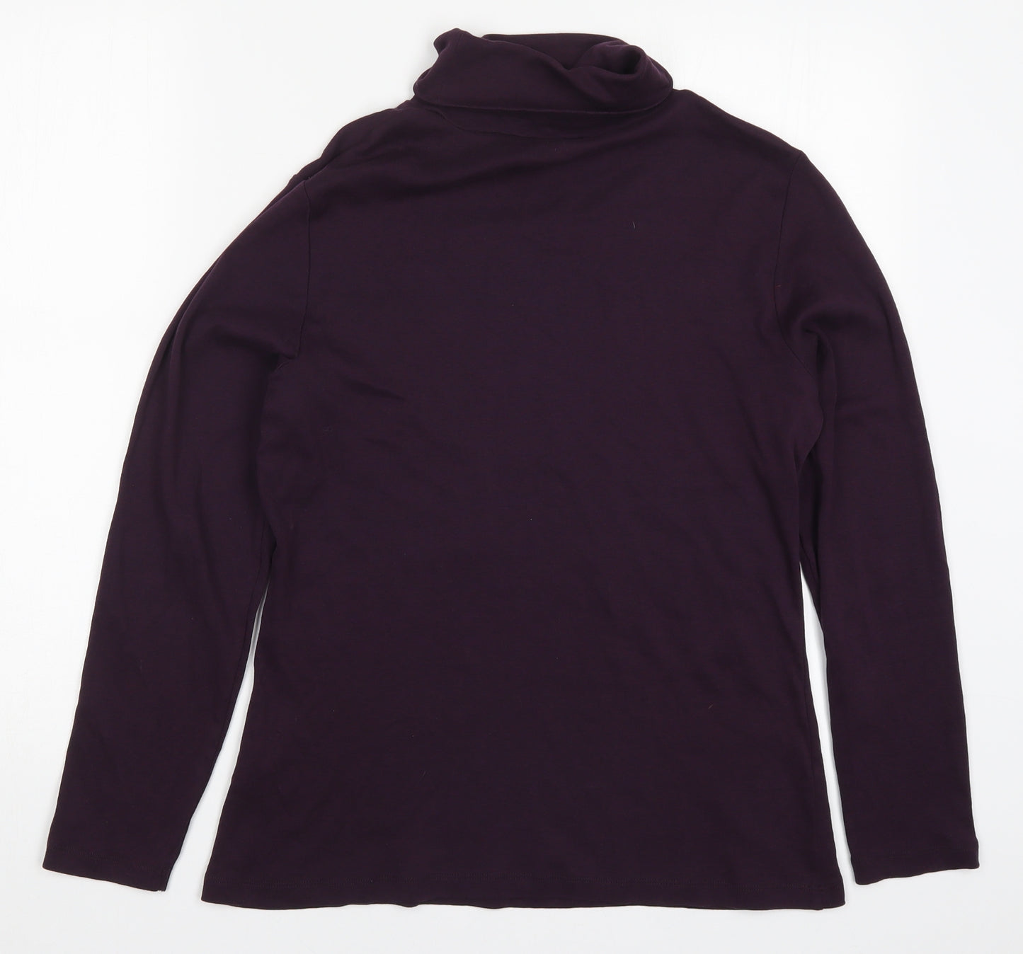 M&Co Womens Purple   Basic T-Shirt Size 18