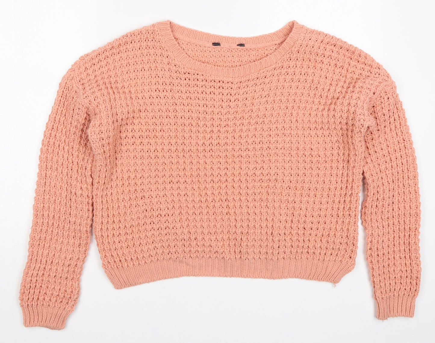 Miss Selfridge Womens Pink  Knit Pullover Jumper Size 14