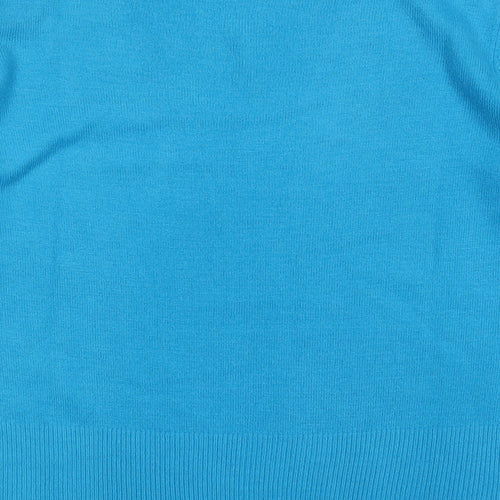 Dorothy Perkins Womens Blue  Knit Pullover Jumper Size 14