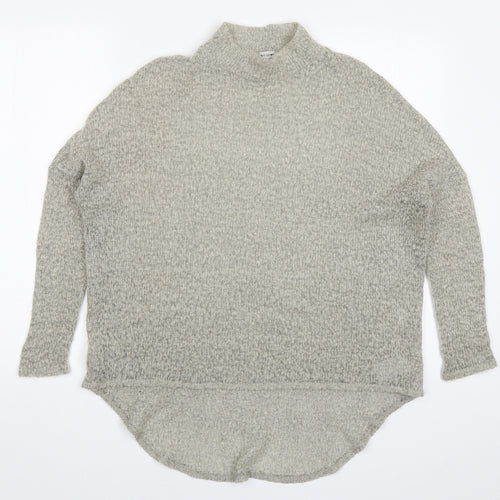 Light Before Dark Womens Grey  Knit Pullover Jumper Size S