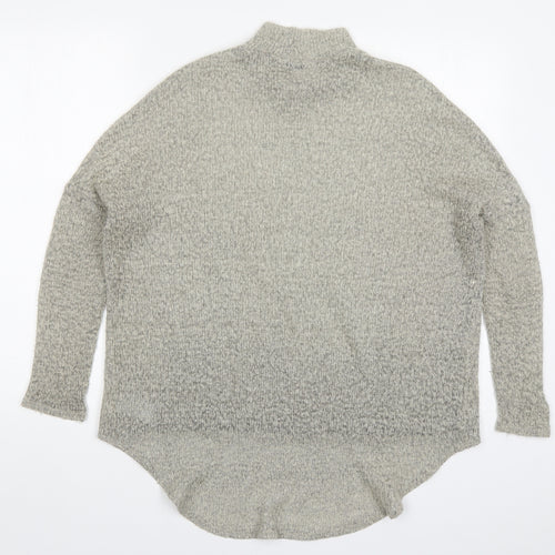 Light Before Dark Womens Grey  Knit Pullover Jumper Size S