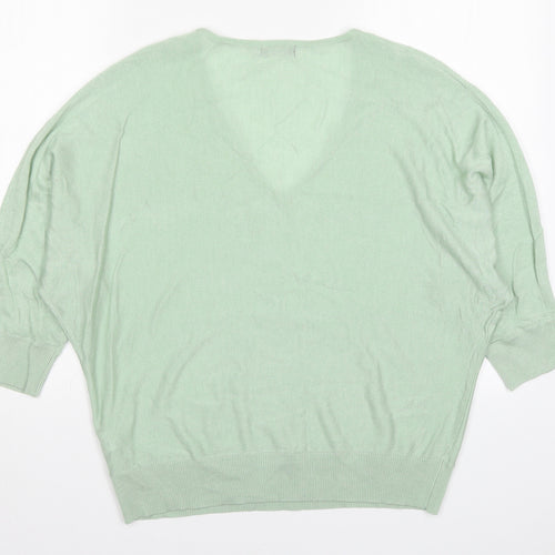 M&Co Womens Green   Pullover Jumper Size 12