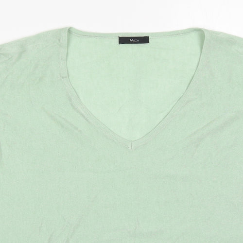 M&Co Womens Green   Pullover Jumper Size 12