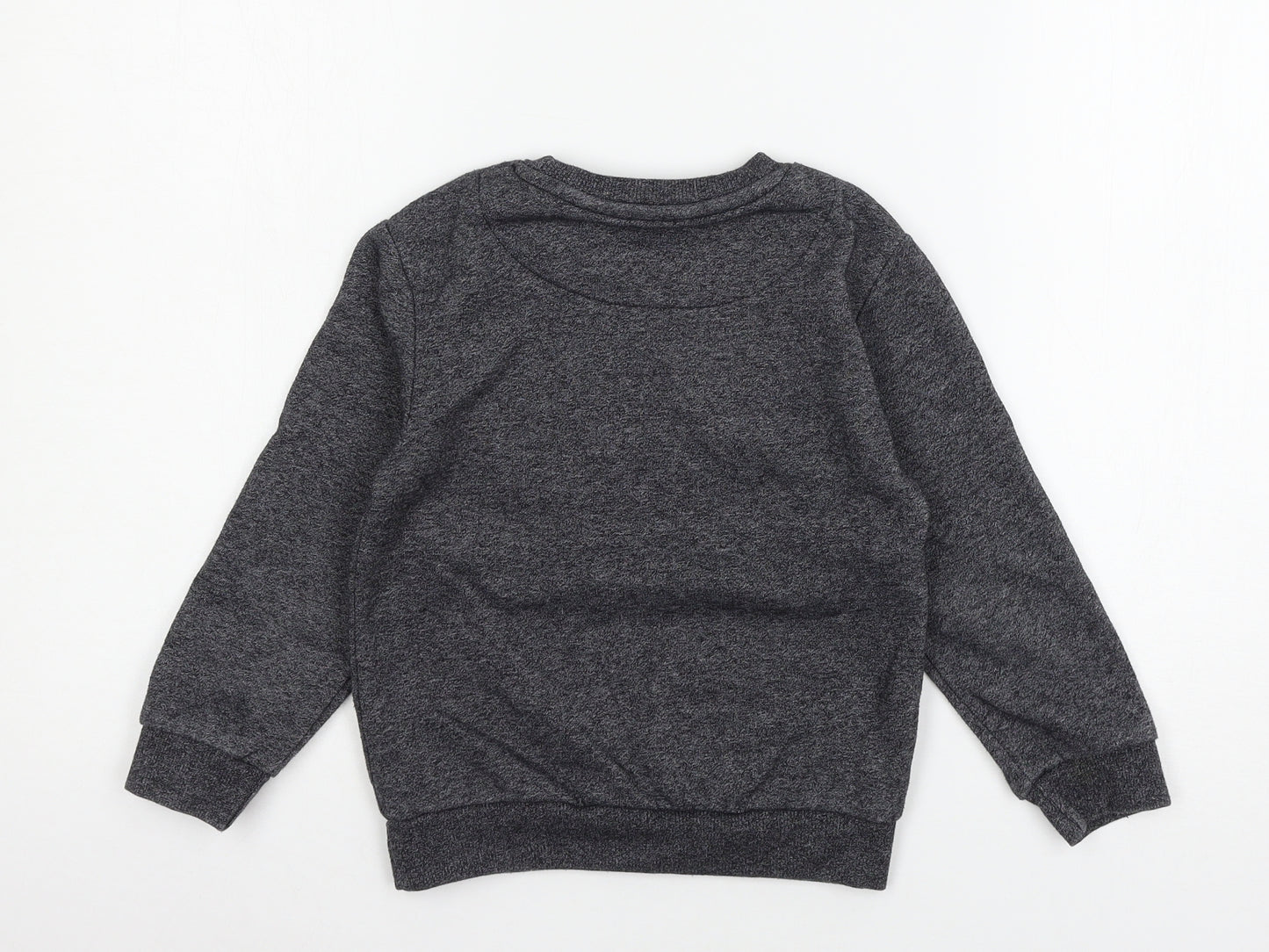 Primark Boys Blue Geometric Jersey Pullover Sweatshirt Size 5-6 Years  - Epic
