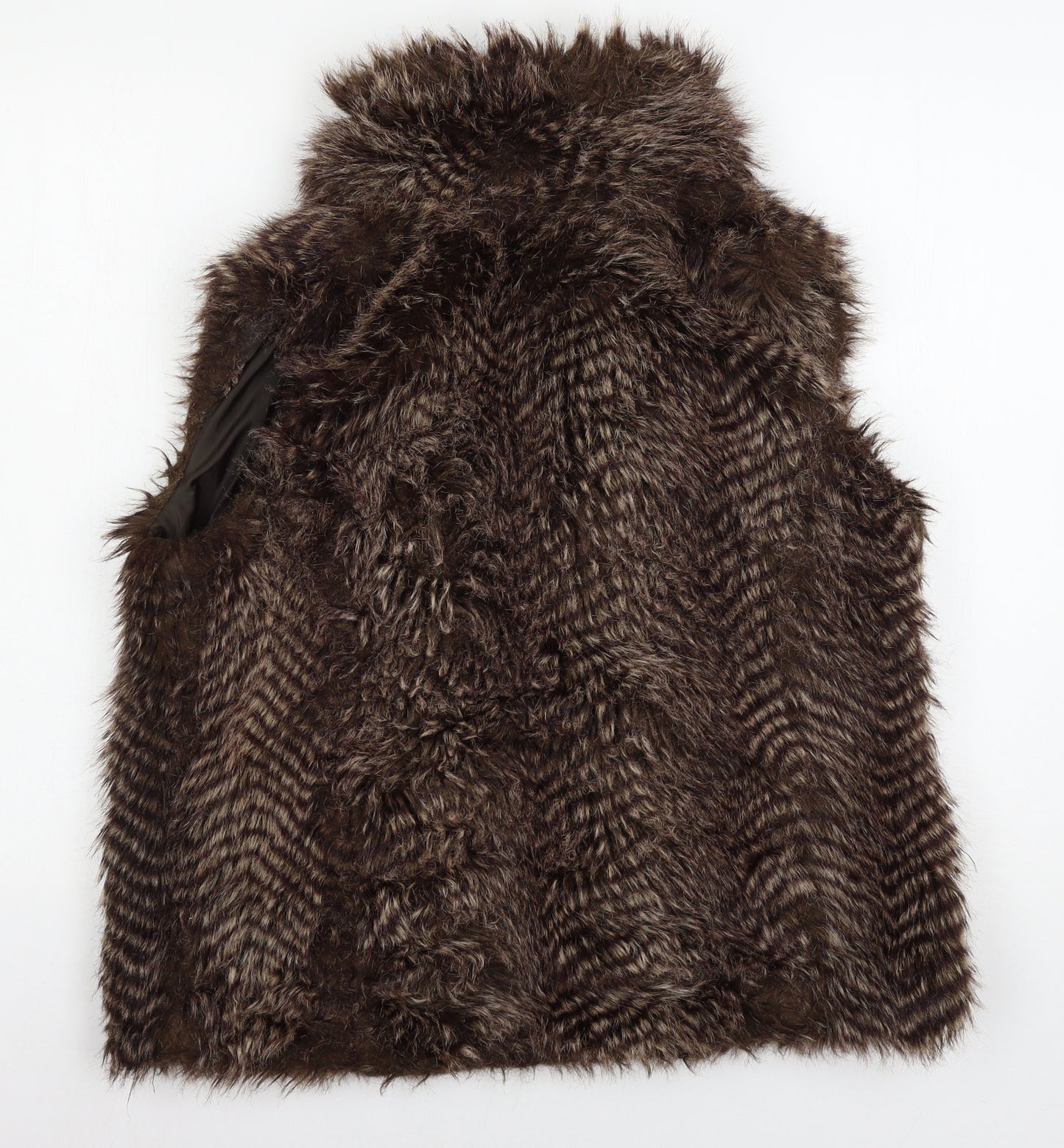 QED London Womens Brown   Gilet Jacket Size 14