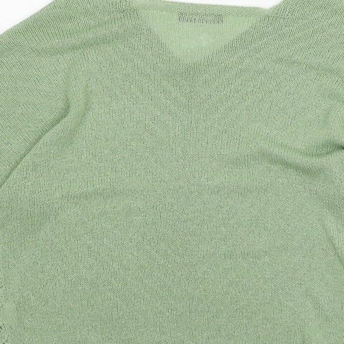 Normcore Womens Green  Knit Pullover Jumper One Size