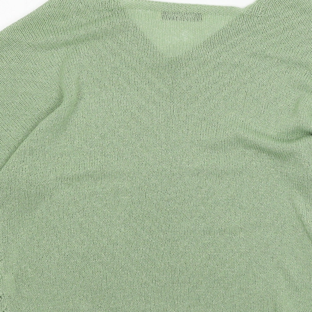 Normcore Womens Green  Knit Pullover Jumper One Size
