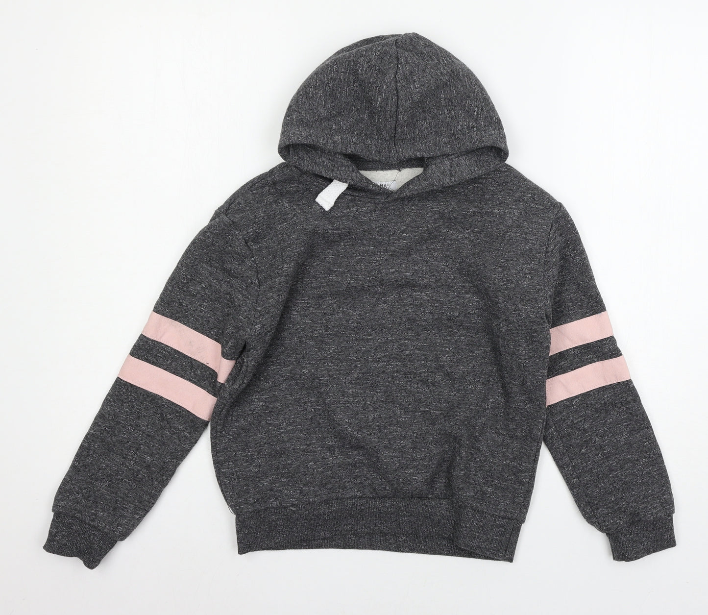Primark Girls Blue  Jersey Pullover Hoodie Size 9-10 Years