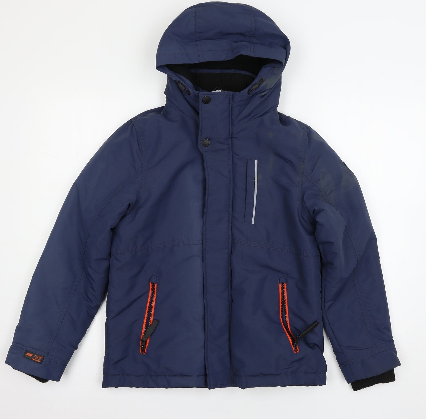 NEXT Boys Blue   Parka Coat Size 11 Years