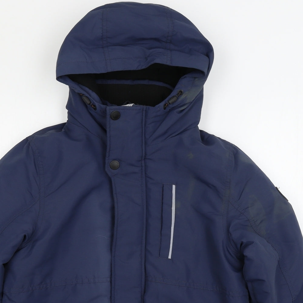 NEXT Boys Blue   Parka Coat Size 11 Years