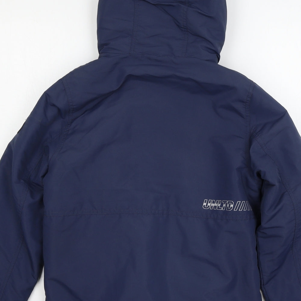 NEXT Boys Blue   Parka Coat Size 11 Years