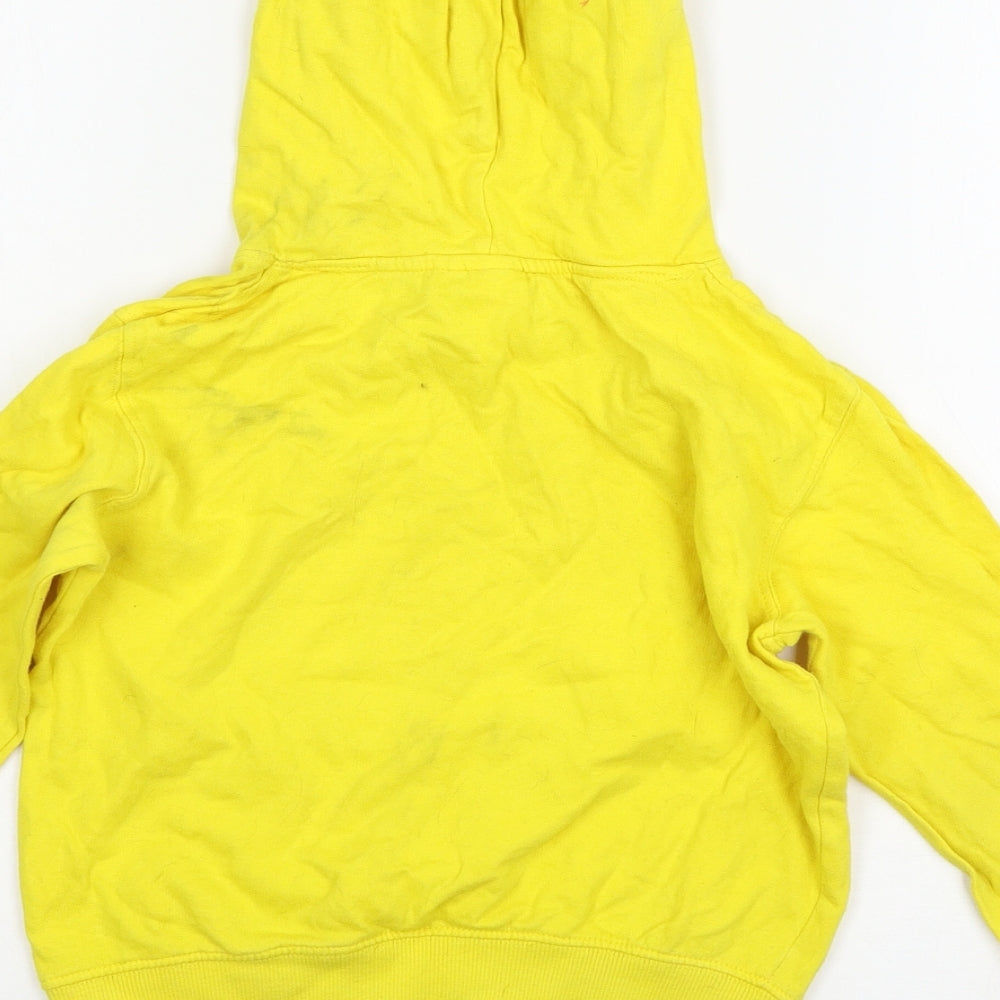 Despicable Me Boys Yellow  Jersey Pullover Hoodie Size 6-7 Years  - Mino