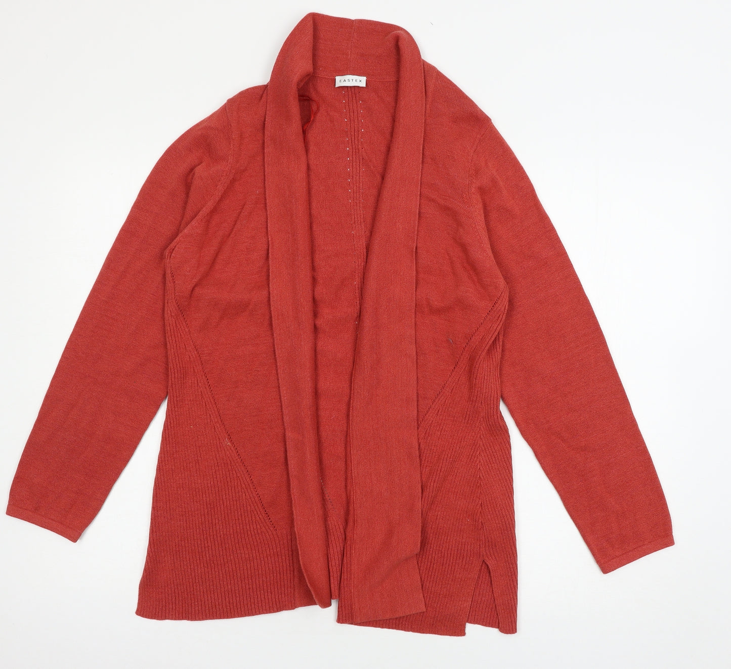 Eastex Womens Red  Knit Cardigan Jumper Size 14
