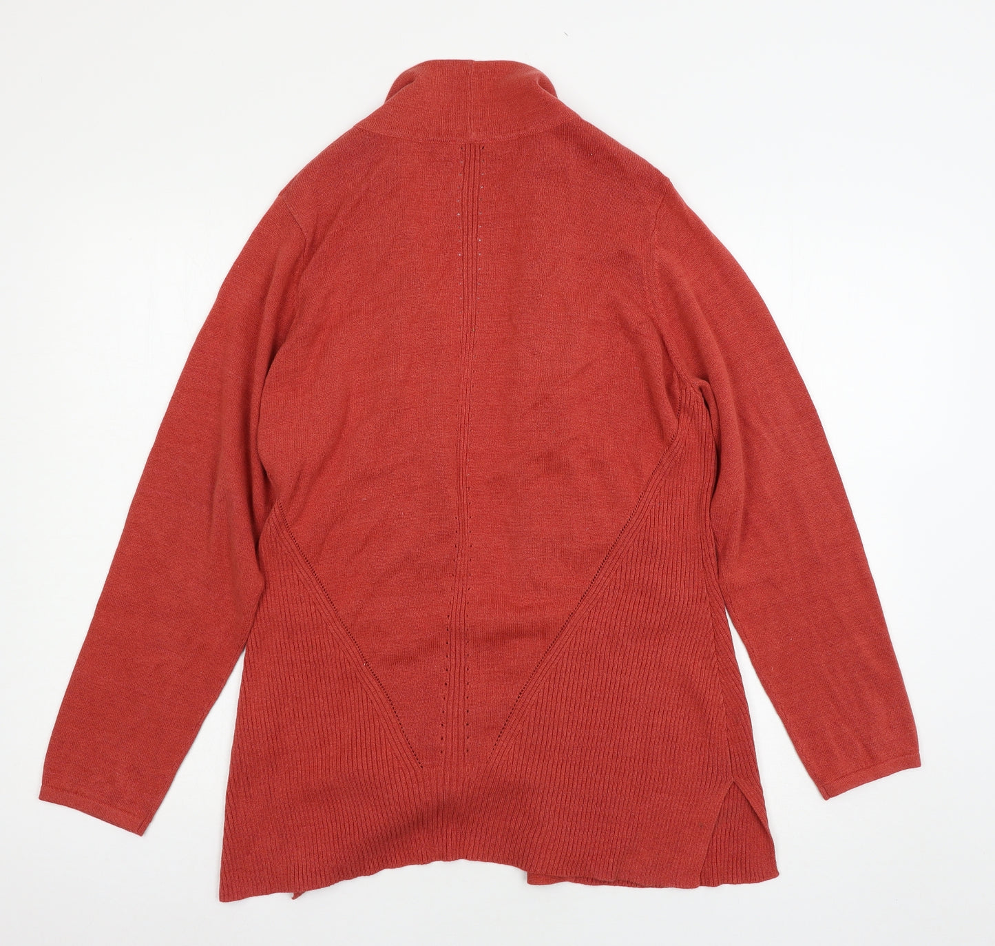 Eastex Womens Red  Knit Cardigan Jumper Size 14