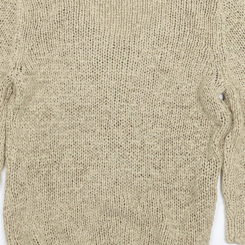 Apart Womens Beige  Knit Pullover Jumper Size 12