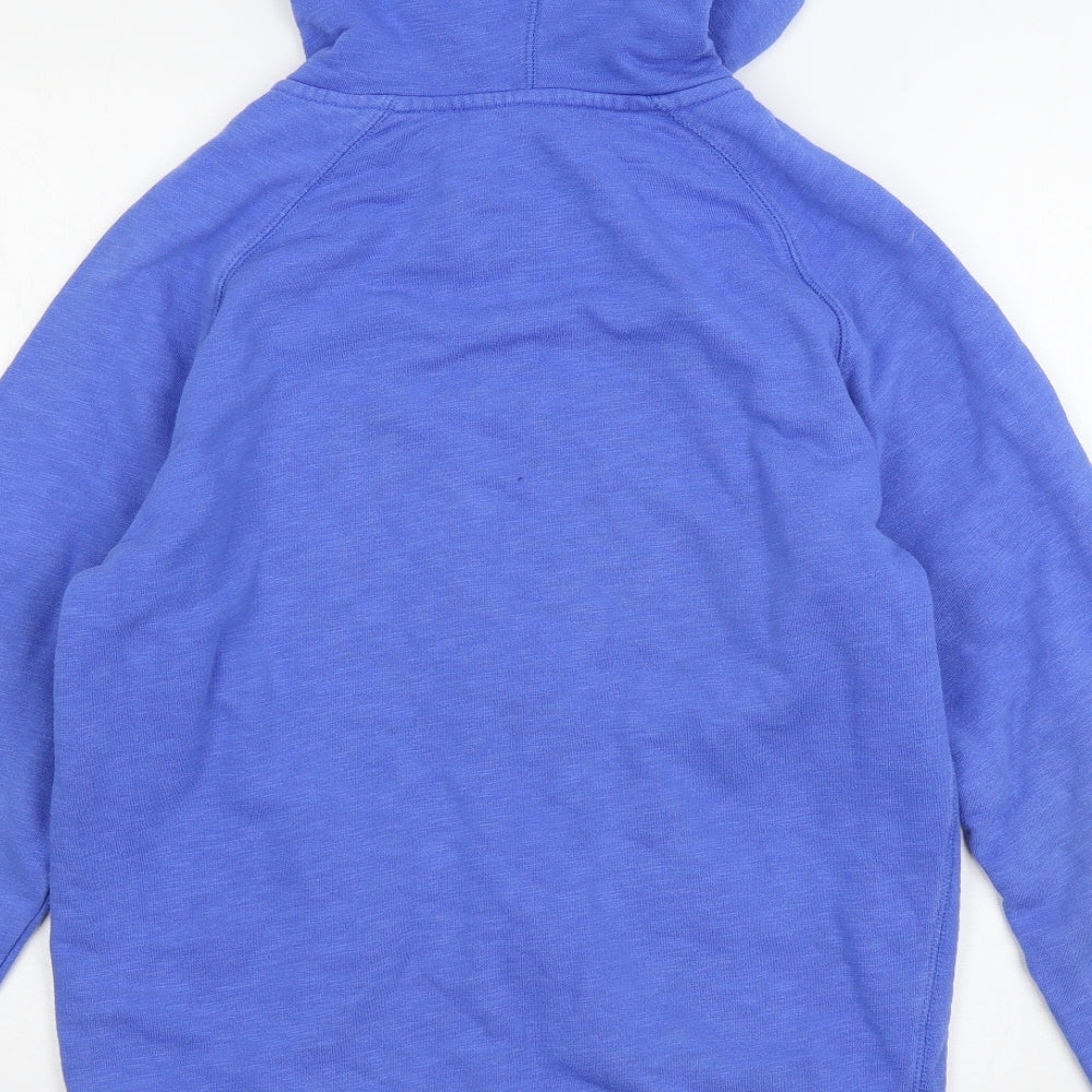 Jack Wills Mens Black  Jersey Full Zip Hoodie Size S