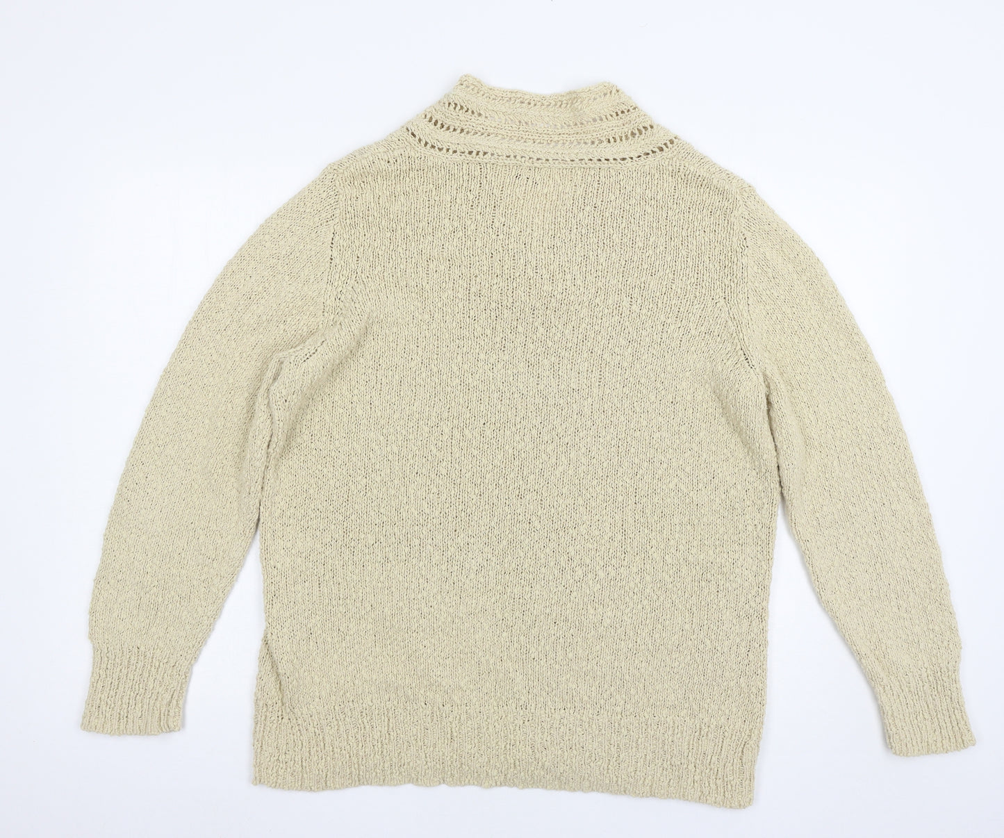 Olsen Womens Beige  Knit Pullover Jumper Size 20