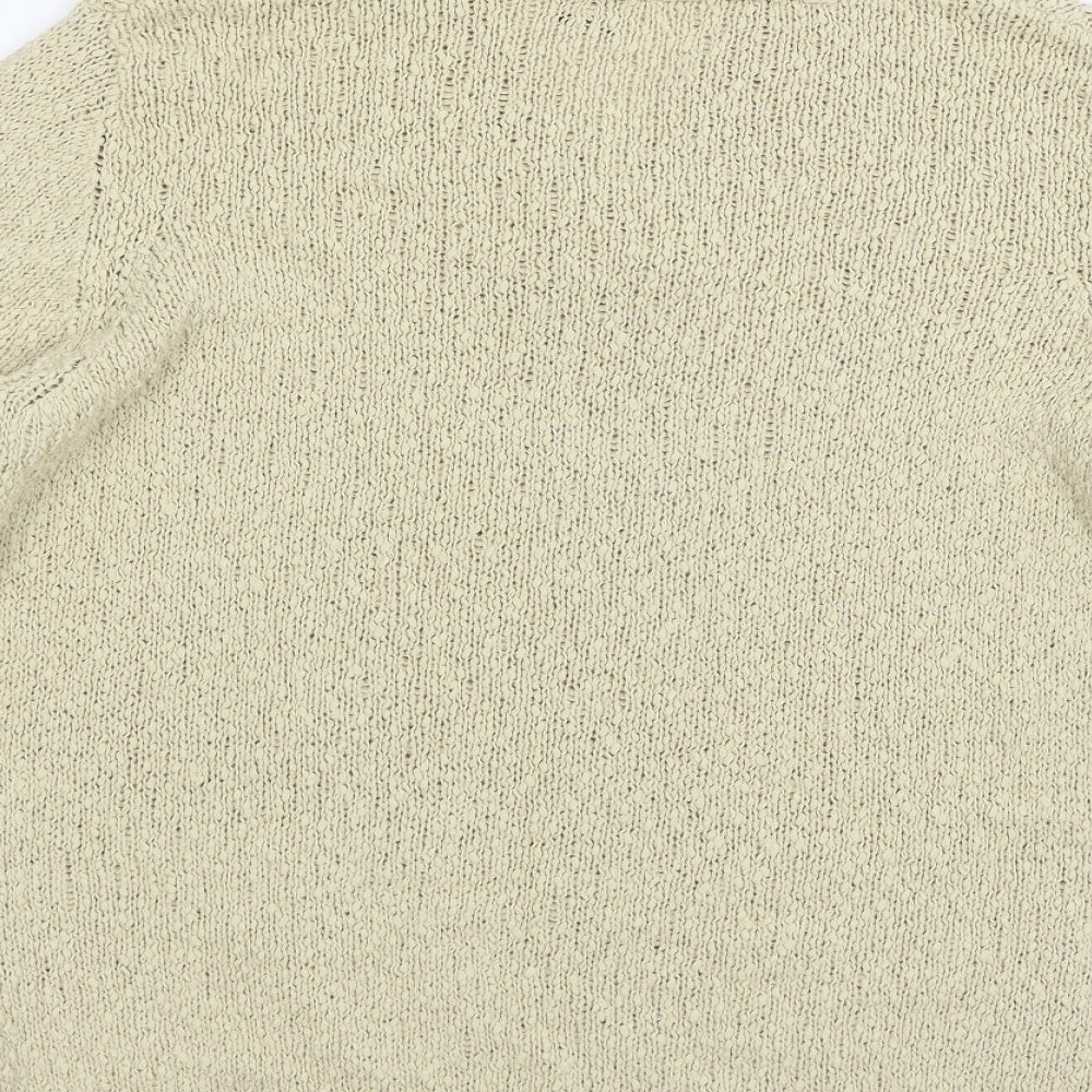 Olsen Womens Beige  Knit Pullover Jumper Size 20