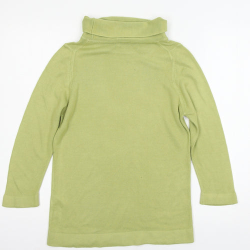 St Michael Womens Green  Knit Pullover Jumper Size 8