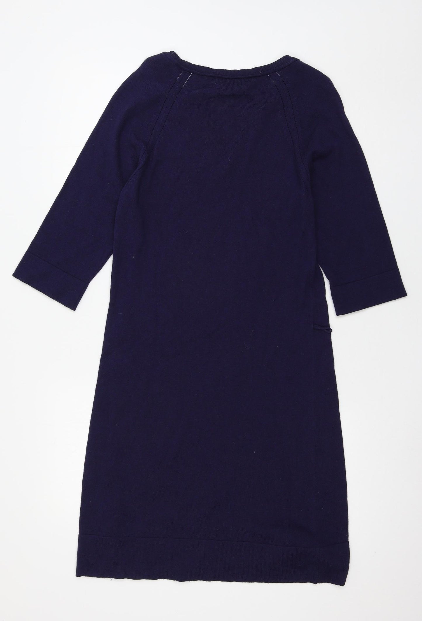 Marks and Spencer Womens Blue  Knit Jumper Dress  Size 12