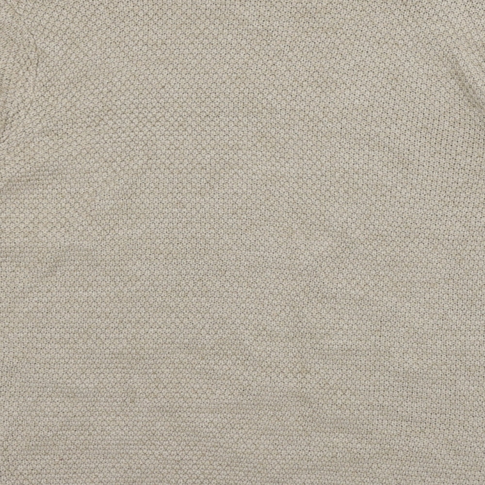 F&F Mens Beige  Knit Pullover Jumper Size 2XL