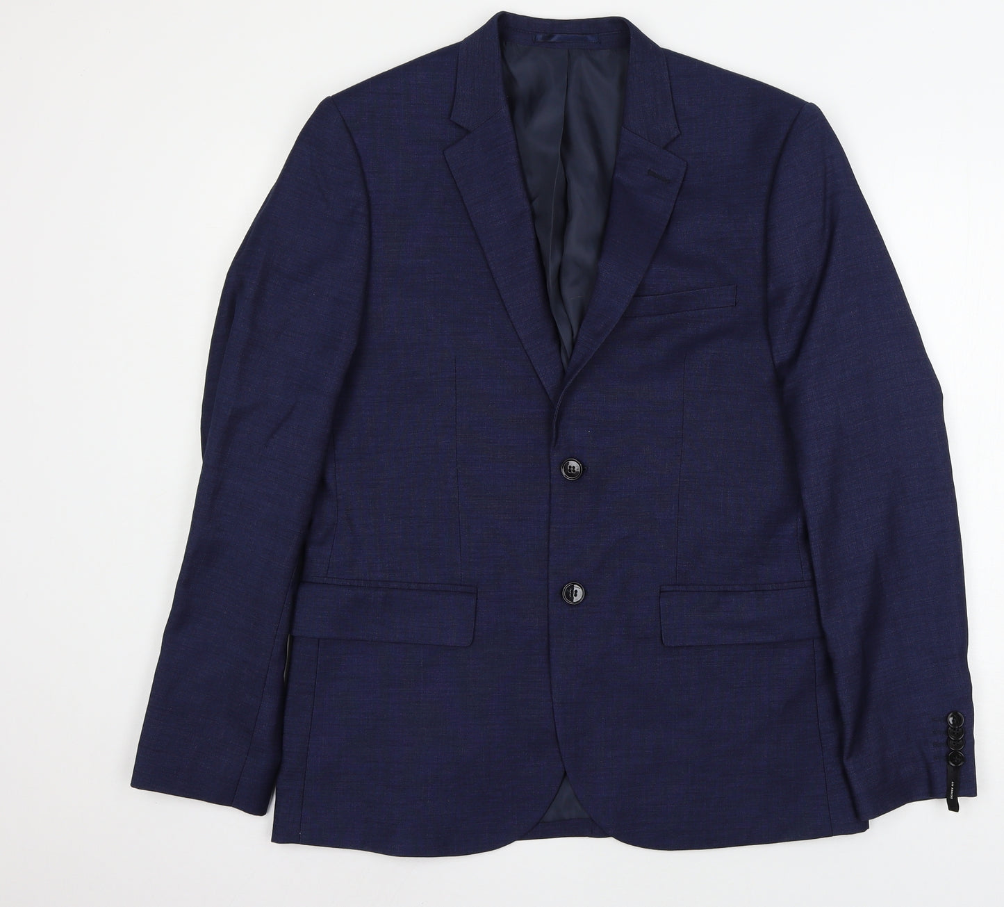H&M Mens Blue   Jacket Suit Jacket Size L