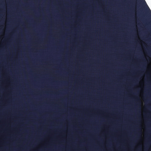 H&M Mens Blue   Jacket Suit Jacket Size L