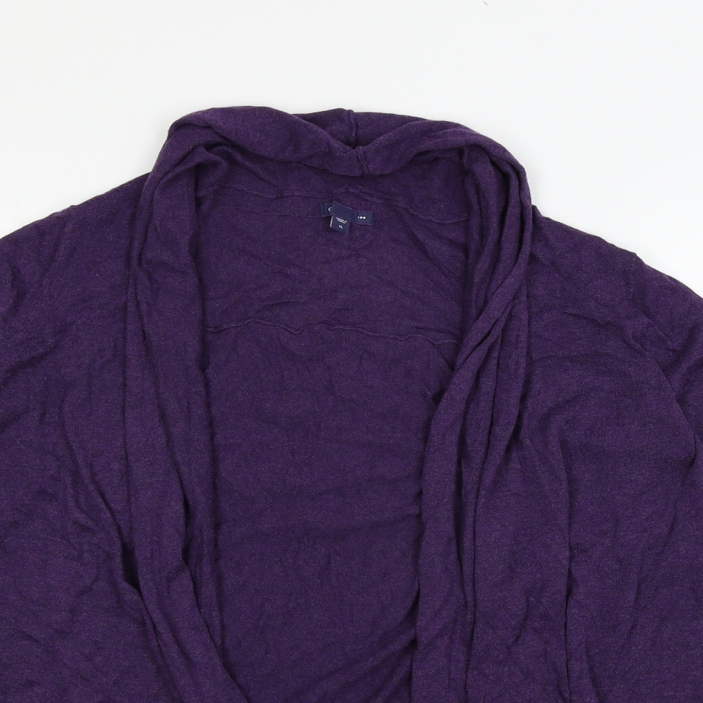 Gap Womens Purple  Knit Cardigan Jumper Size XL