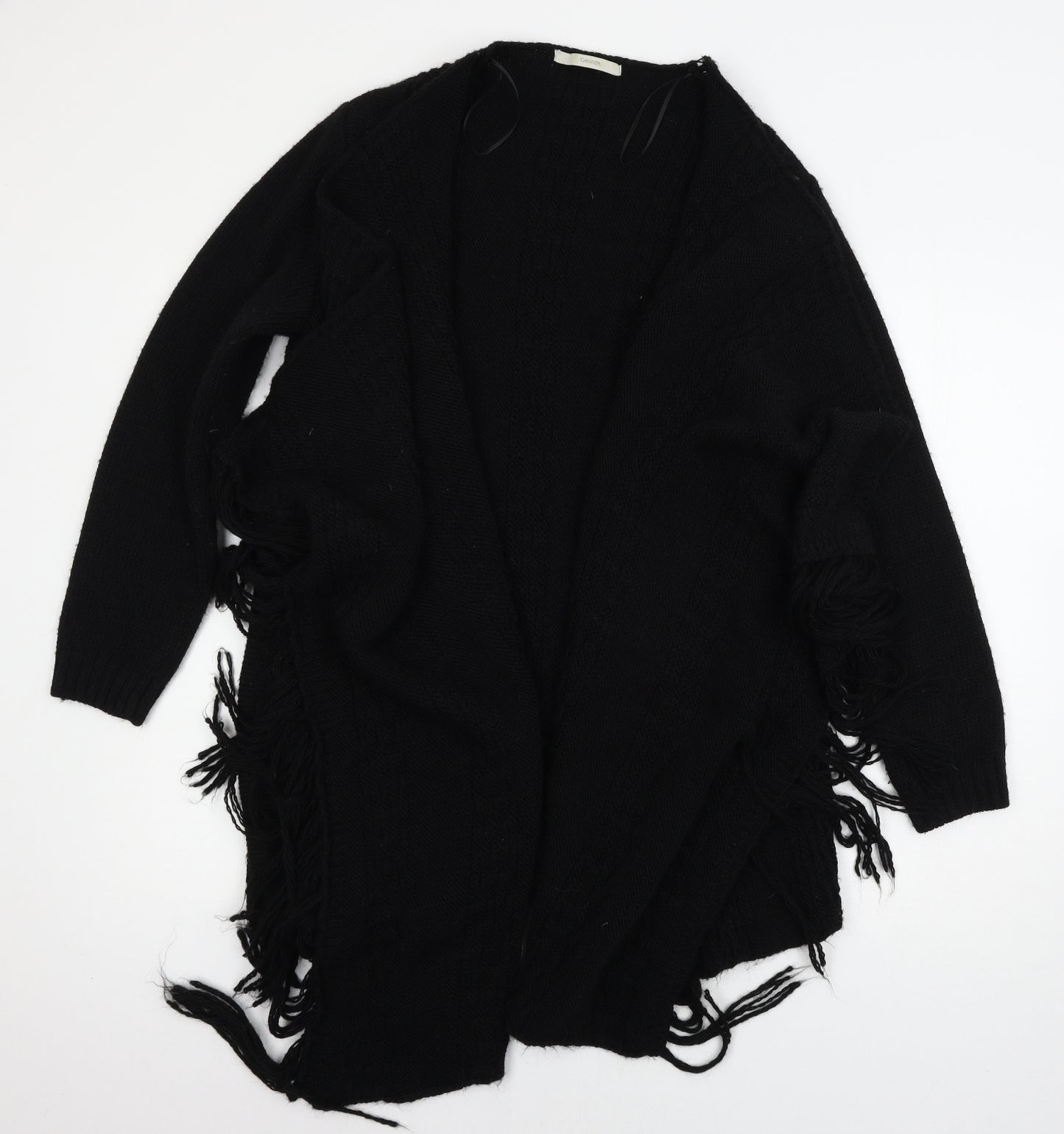 George Womens Black  Knit Cardigan Jumper Size 14