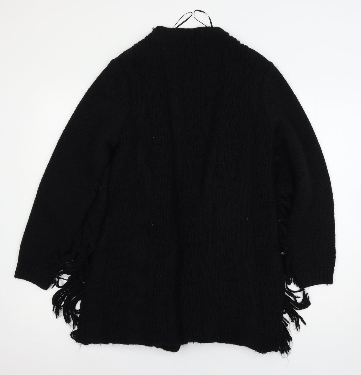 George Womens Black  Knit Cardigan Jumper Size 14