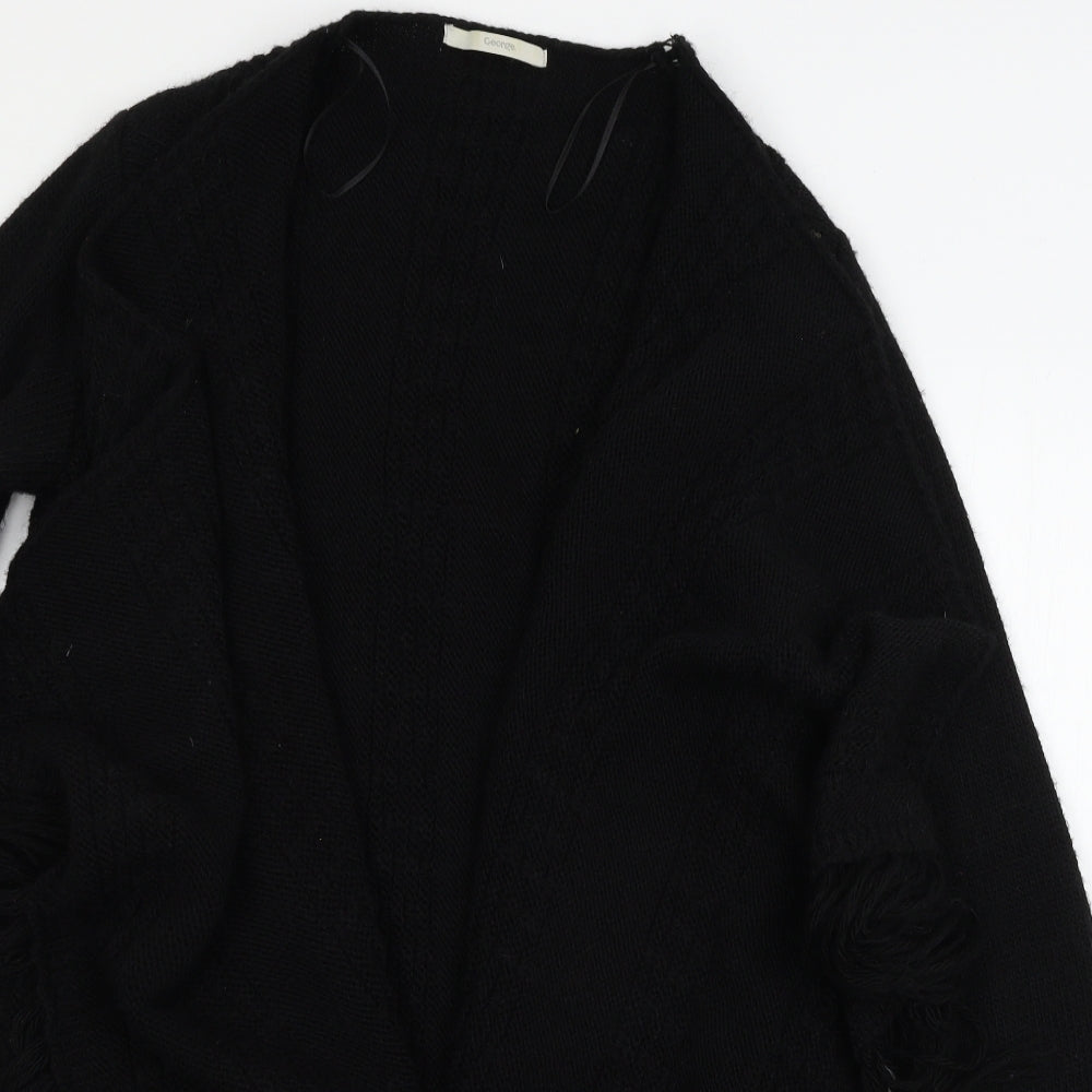 George Womens Black  Knit Cardigan Jumper Size 14