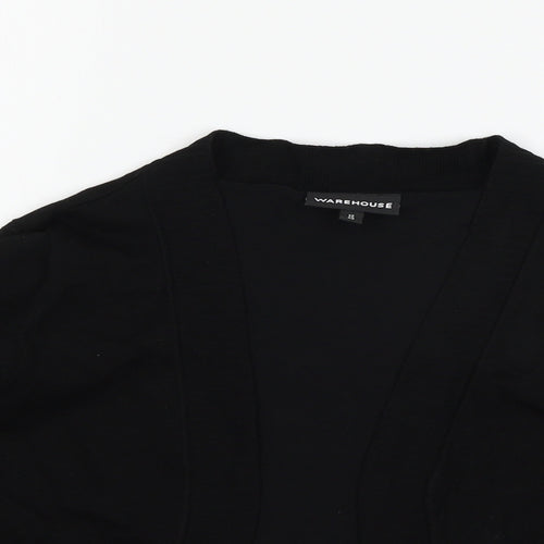 Wareouse Womens Black  Knit Cardigan Jumper Size 12
