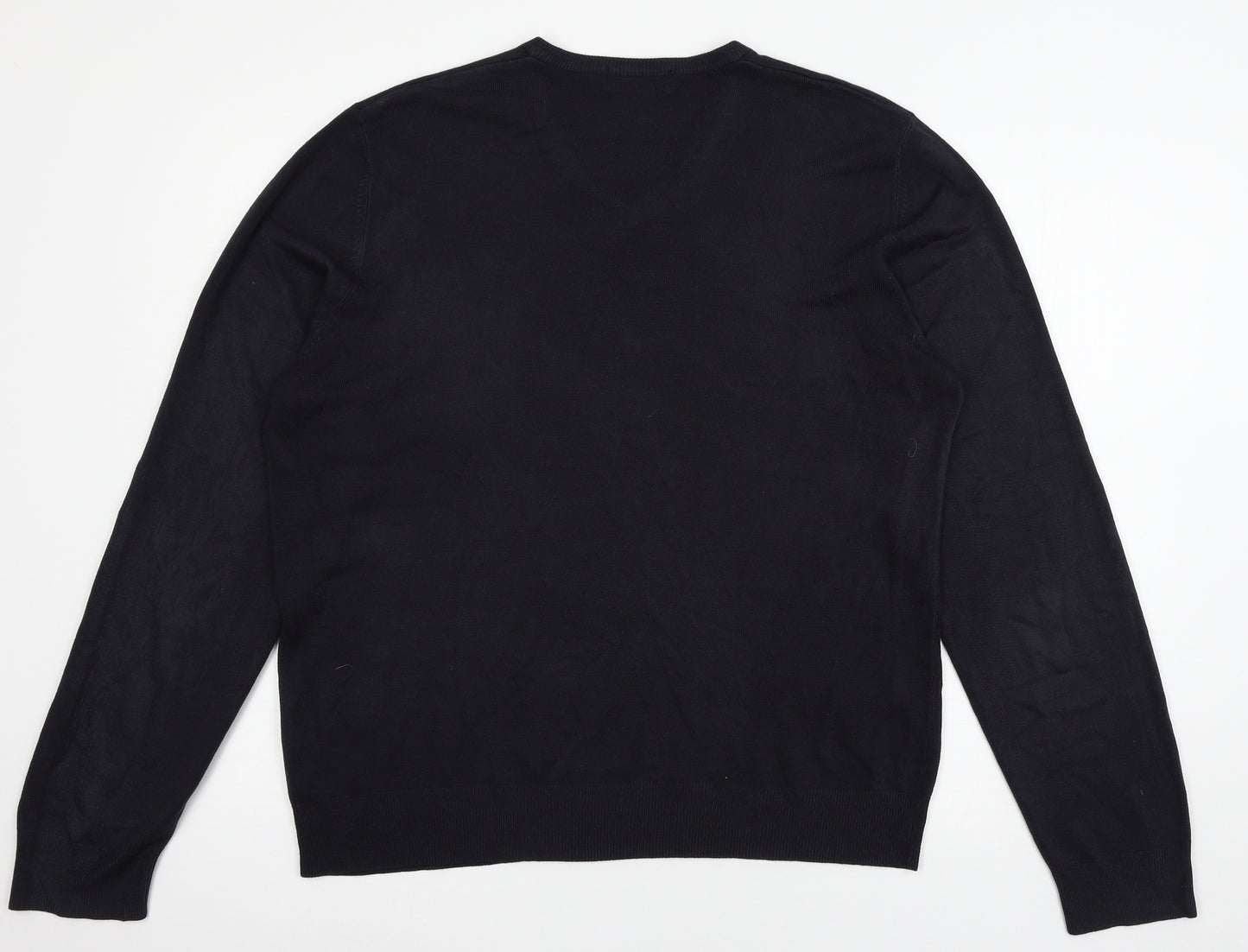Marks and Spencer Mens Blue  Knit Pullover Jumper Size L