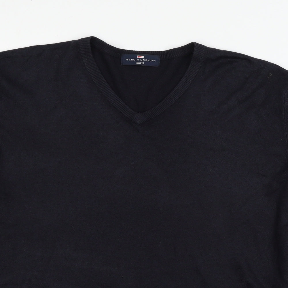 Marks and Spencer Mens Blue  Knit Pullover Jumper Size L