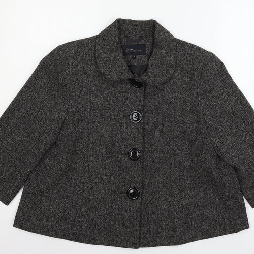 Evie Womens Grey   Jacket  Size 12