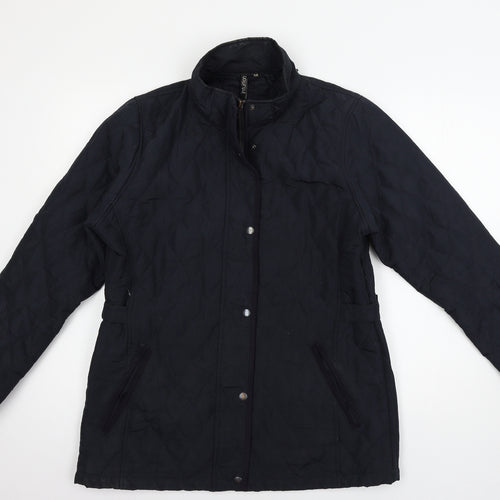 Intuition Womens Blue   Quilted Jacket Size 14