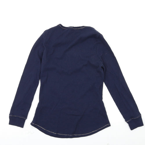 M&S Womens Blue   Basic T-Shirt Size 10