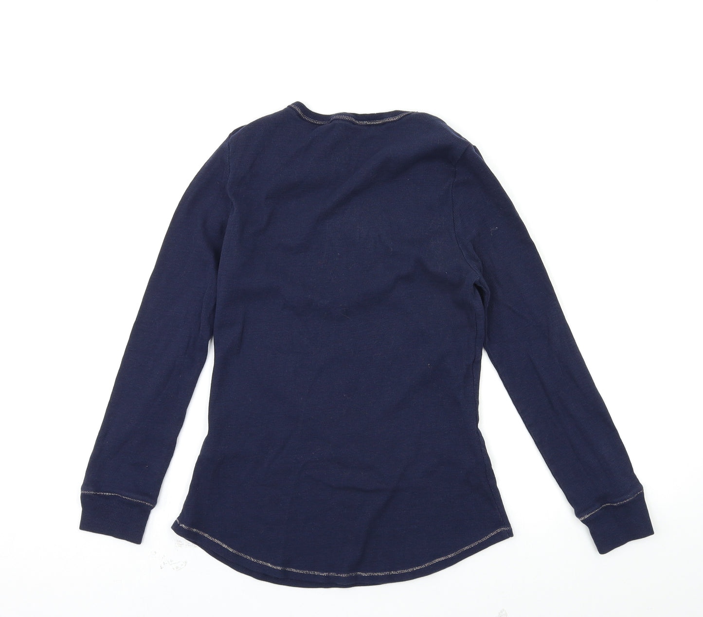 M&S Womens Blue   Basic T-Shirt Size 10