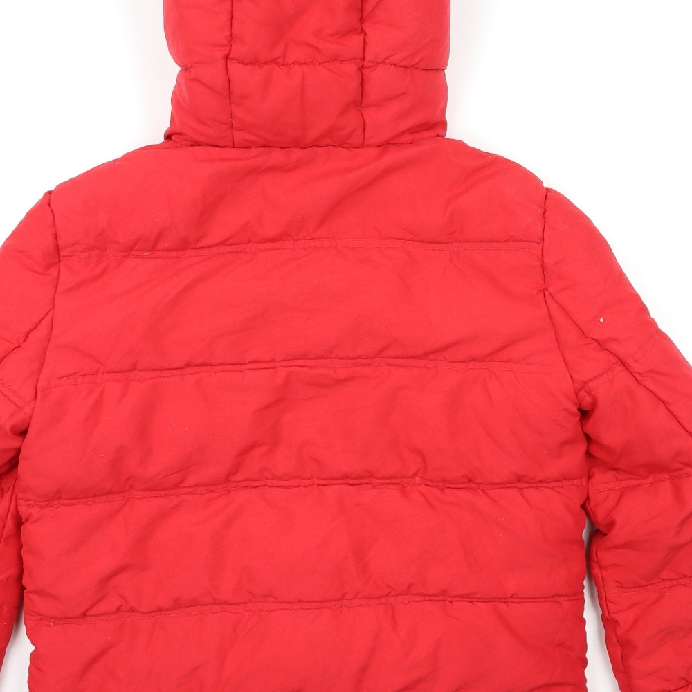 TU Womens Red   Jacket Coat Size 8